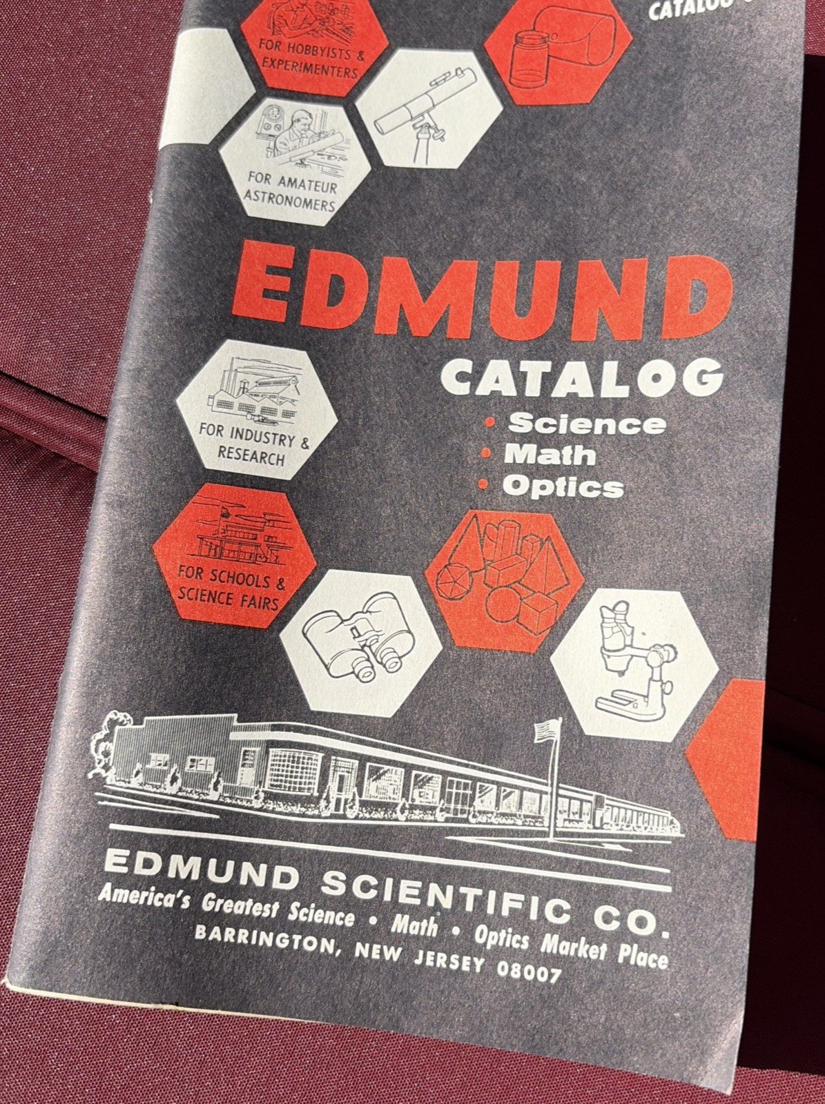 Edmund Scientific Co. Catalog No. 651 W/Original Envelope & Poster 1964