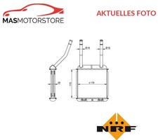 WÄRMETAUSCHER INNENRAUMHEIZUNG NRF 58147 P FÜR OPEL ASTRA F,ASTRA F CC
