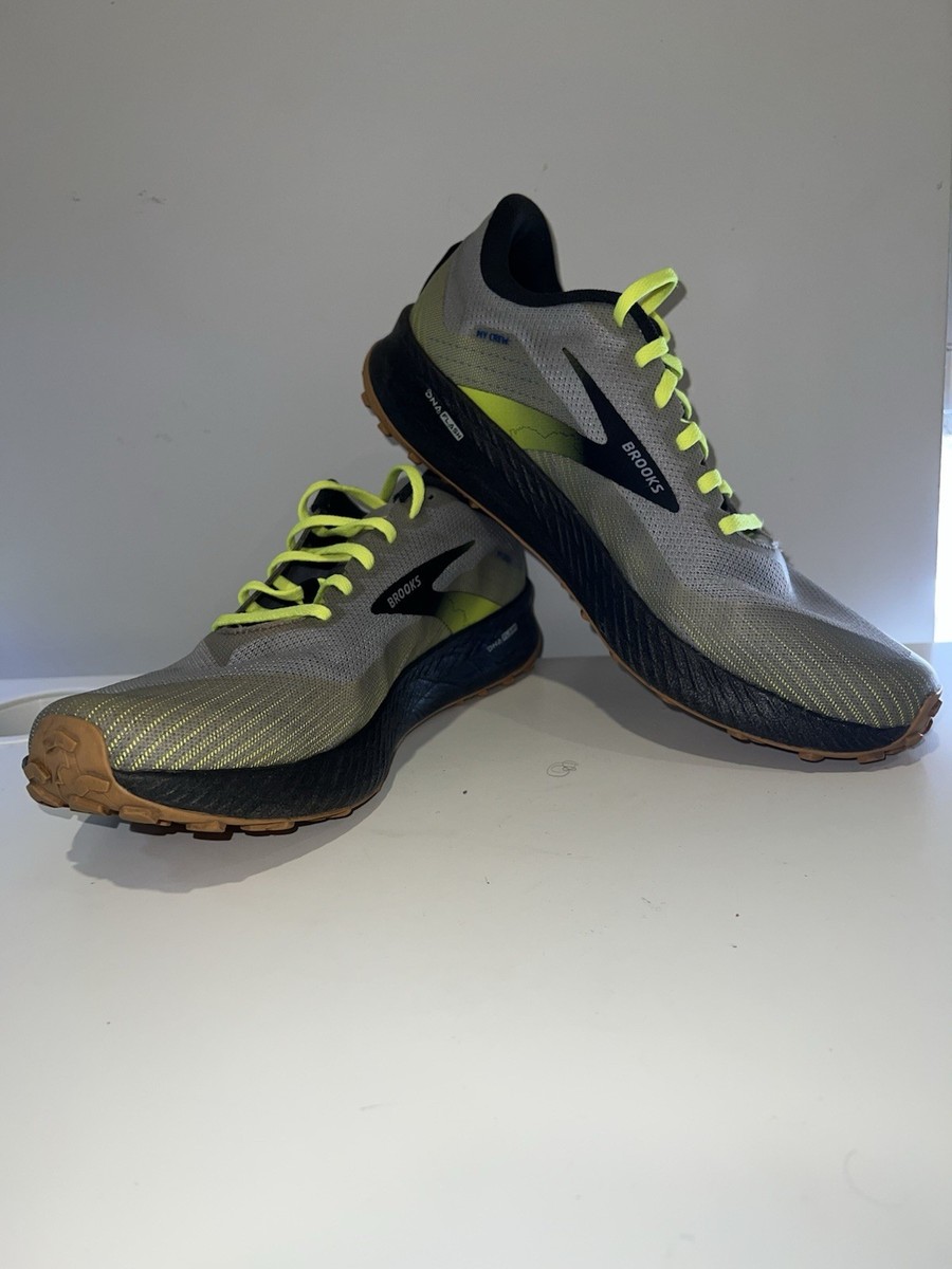 Brooks Catamount Men\'s Size 11.5 Trail Running Gray Yellow Laces Athletic Shoes Brooks Men main image 4
