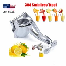 304 Heavy Duty Manual Fruit Juicer Press Lemon Squeezer Premium Extractor Hand