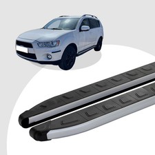 Trittbretter passend für Mitsubishi Outlander ab 01/2010 (Model: DOLU, Farbe: SI