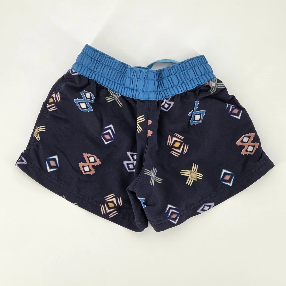 Patagonia Girls XS Costa Rica Baggies Swim Trunks Shorts Space Spirits Navy Blue - Image 2 of 4