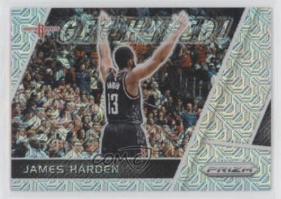 2017-18 Panini Prizm Get Hyped! Mojo Prizm 6/25 James Harden #GH-JH 5ir