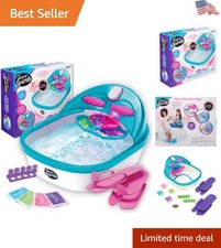 Shimmer 'n Sparkle 6-in-1 Real Massaging Foot Spa - Ultimate Kids Pampering