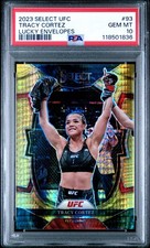 2023 Panini Select UFC Tracy Cortez Lucky Envelopes /8 PSA 10 POP 1