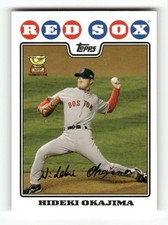 2008 Topps Boston Red Sox #BOS13 Hideki Okajima
