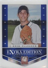 2012 Elite Extra Edition Status Blue Die-Cut 60/100 Drew VerHagen #51 g2u