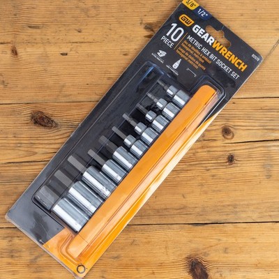 Gearwrench Metrisch Inbus Sechskant Bit Set 3/8'' + 1/2'' 4mm-17mm 80578