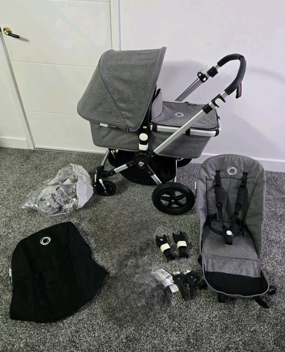 Passeggino passeggino Bugaboo Cameleon 3 plus grigio melange ultima edizione 