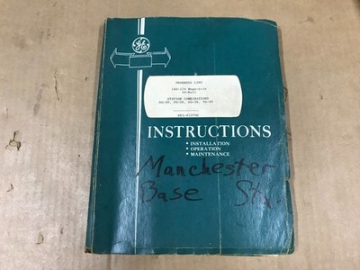 Vintage GE Communications Progress Line Station Combinations Manual - EBI-41070D