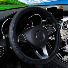 Pu Leather Embossed Three-dimensional Steering Wheel Cover 14.515 Inch Pu Leather Embossed Three-dimensional Steering Wheel Cover 14.515 Inch