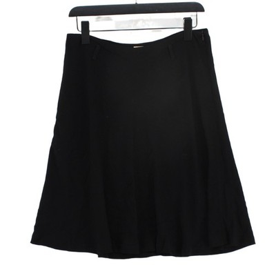 Ba&sh Damen Midi Rock S schwarz 100% Viskose Midi A-Linie