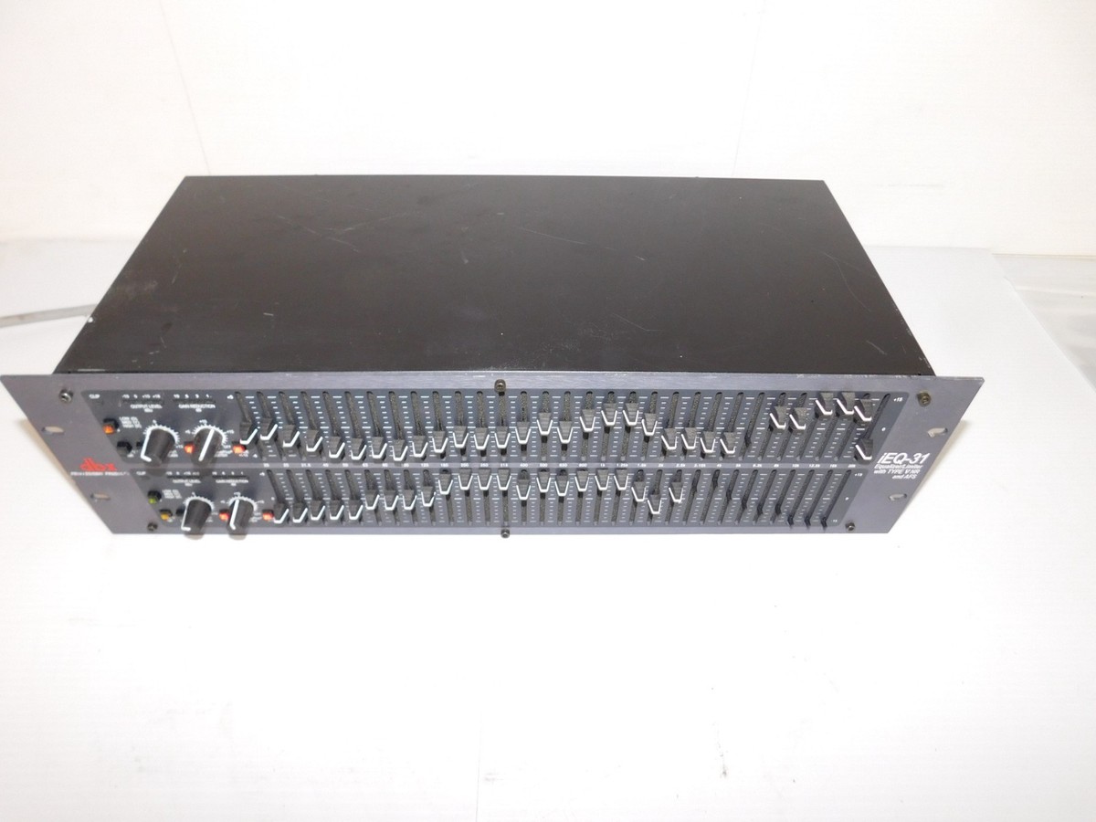 dbx IEQ31 Intelligent Dual 31 Band Graphic Equalizer With AFS for