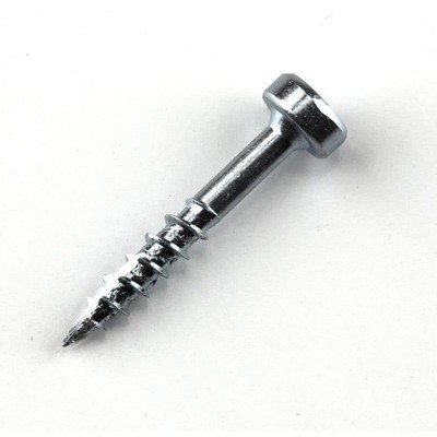 Kreg #7 x 1 in. Square Drive Pan-Head Zinc Pocket-Hole Screw (250-Pack)
