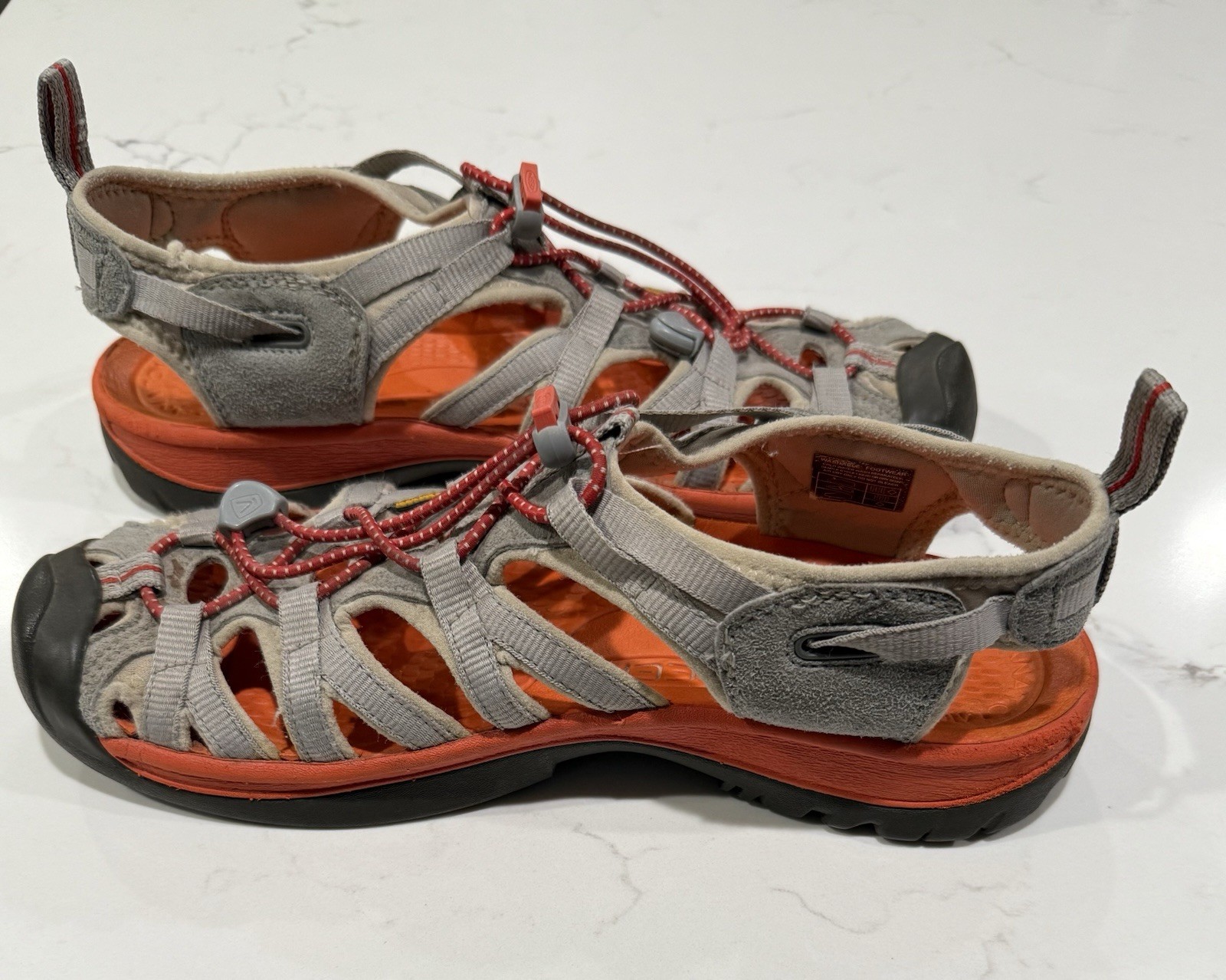 Sandali Keen Whisper arancioni impermeabili outdoor escursionismo donna taglia 10 5