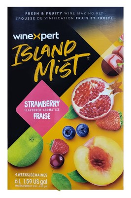 Strawberry White Merlot (Island Mist) Wine Making Ingredient Kit