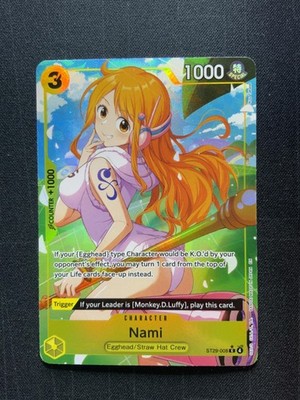 One Piece TCG Nami (Full Art) (ST29-008) - Starter Deck 29: Egghead Foil NM