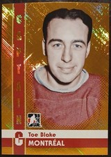 2011 - 2012 ITG Toe Blake Captain C Gold /50 #92 Hockey Card