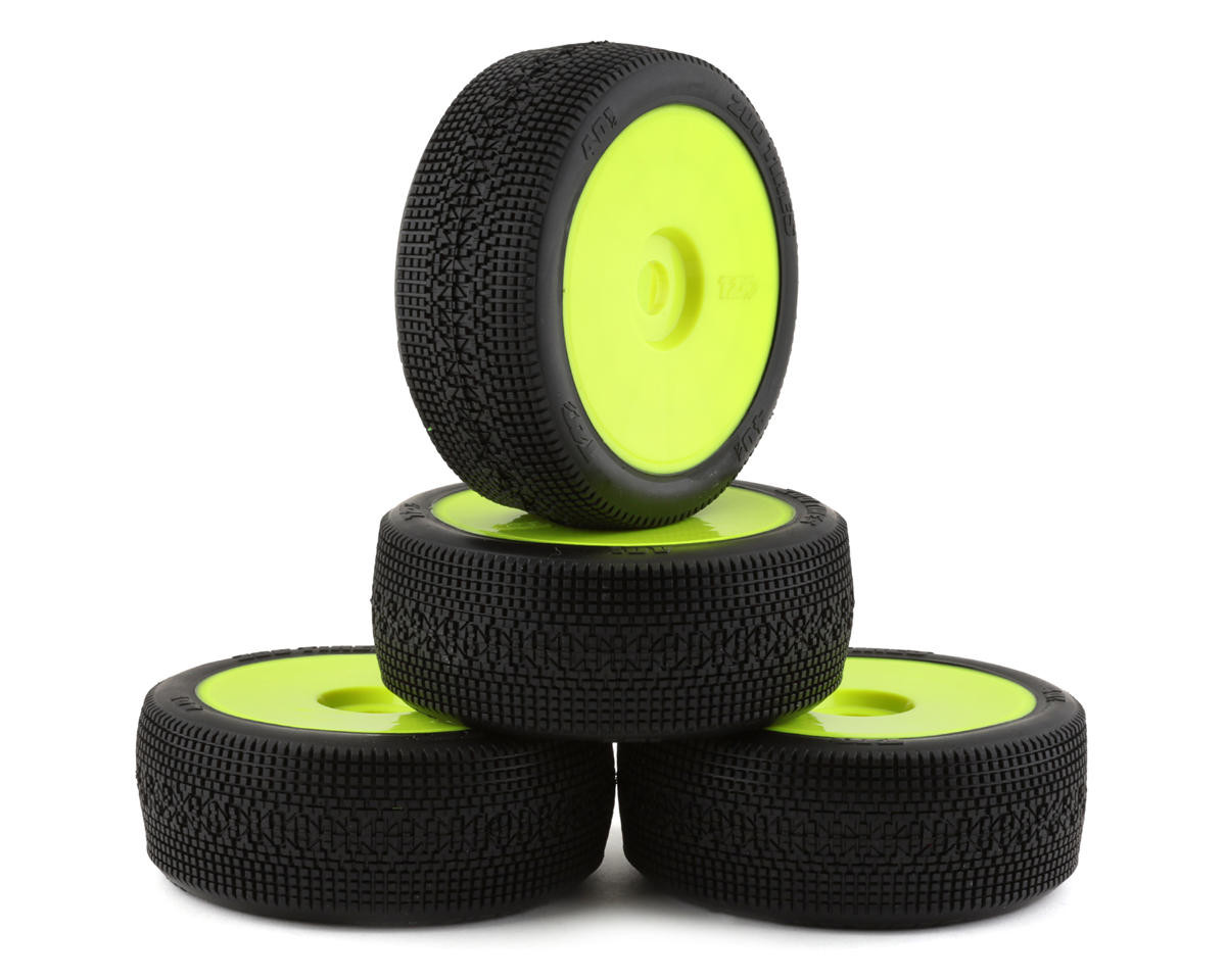 TZO Tires 401 1/8 Buggy Non-Glued Tire Set (Yellow) (4)🌟✨25 Years on eBay! 250,000+ feedback!✨🌟