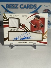 2021 Panini Immaculate  - Clearly Clutch Rookie Materials Pavin Smith /72 