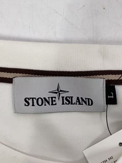 STONE ISLAND/Logo Patch/Garment Dyed/Sweatshirt/L/White thumbnail 3