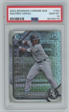 Wilfred Veras 2022 Bowman Chrome Mega Box Mojo PSA 10 B #BCP-183 Chicago White