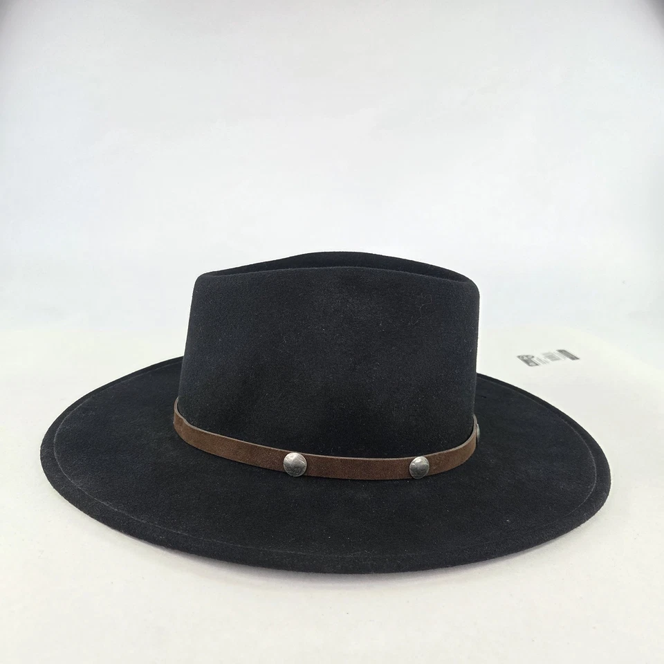 Sombrero de Vaquero Stetson Aplastable Repelente al Agua Talla L Negro Lana Fieltro Sombreros Occidentales Foto 3 de 4