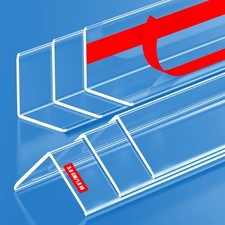6PCS Clear Self-Adhesive Wall Corner Protectors Corner Guards Edge Protecto...