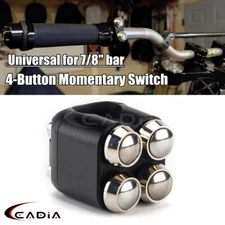 Universal 7/8'' 22MM Handlebar Switch Button Controller Turn Monmentary Switches