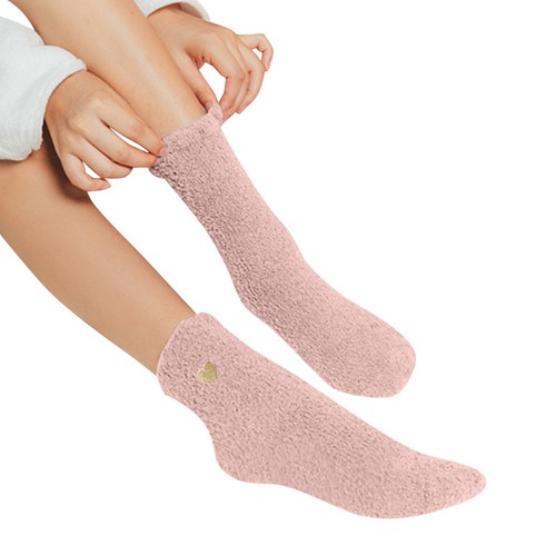 Womens Fuzzy Socks Winter Warm Fluffy Socks Athletic Outdoor Sports Sleep Socks - Bild 41 von 47