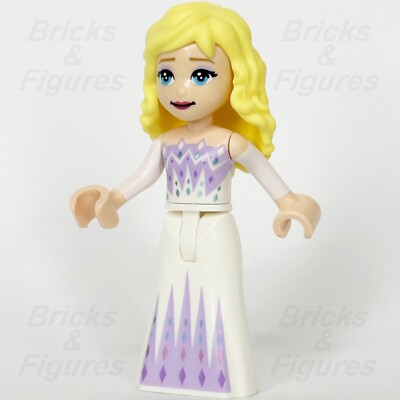Princesa Elsa Vestido Blanco LEGO Frozen Elsa Minifigure White And