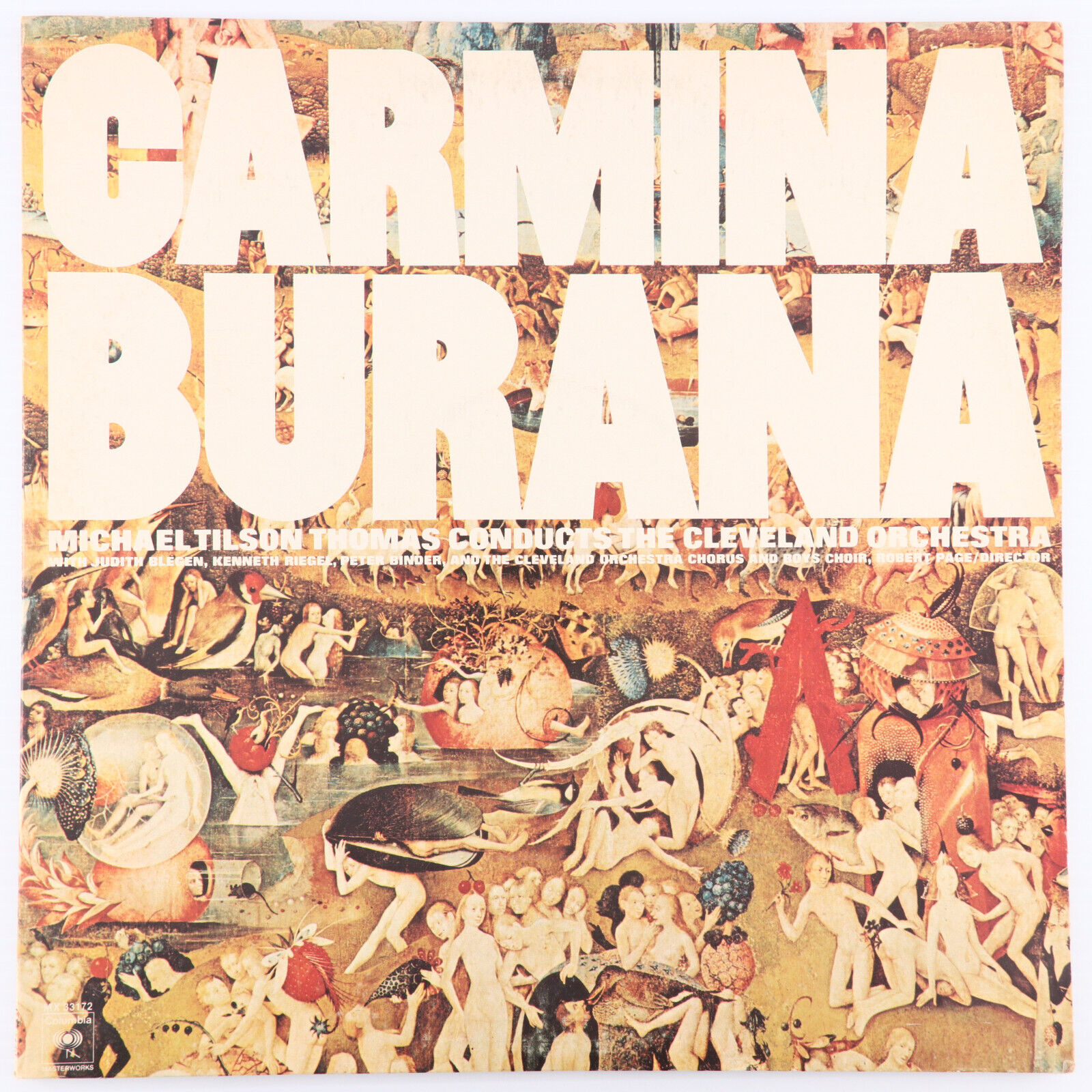 Carl Orff:  Michael Tilson Thomas - The Cleveland Orchestra – Carmina Burana LP