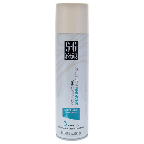 Shaping Hair Spray - Super Hold Unscented by Salon Grafix for Unisex - 10 oz - Picture 1 of 3