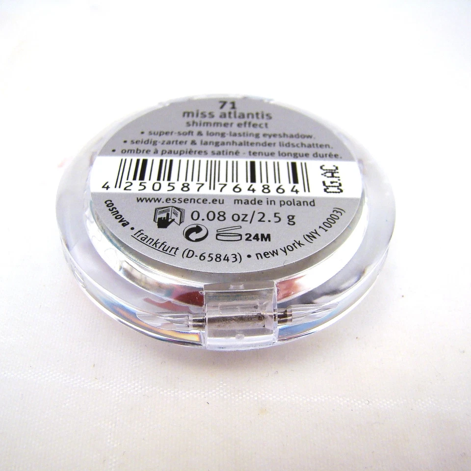 2 x ESSENCE Eyeshadow #71 "MISS ATLANTIS" Shimmer Effect 0.08 oz 2.5 g NEW - Image 3 of 4