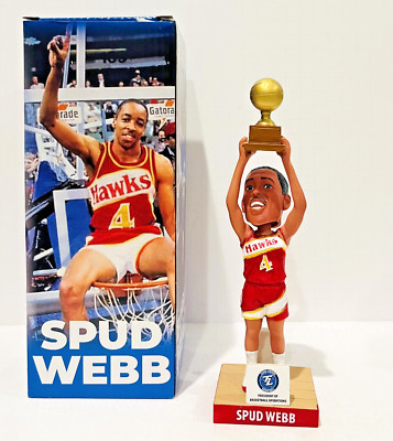 Spud Webb Atlanta Hawks 1986 NBA Slam Dunk Champ Texas Legends Bobblehead  SGA