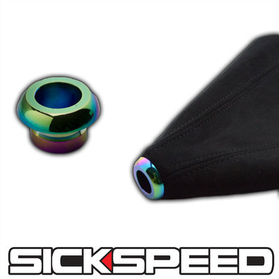 HIGH QUALITY NEO CHROME SICKSPEED TOPPER RING FOR SHIFT BOOT UNIVERSAL P3