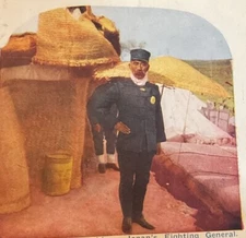 Russo-Japanese War Fighting General Oshima HQ Hut Port Arthur Front c1905 SB8