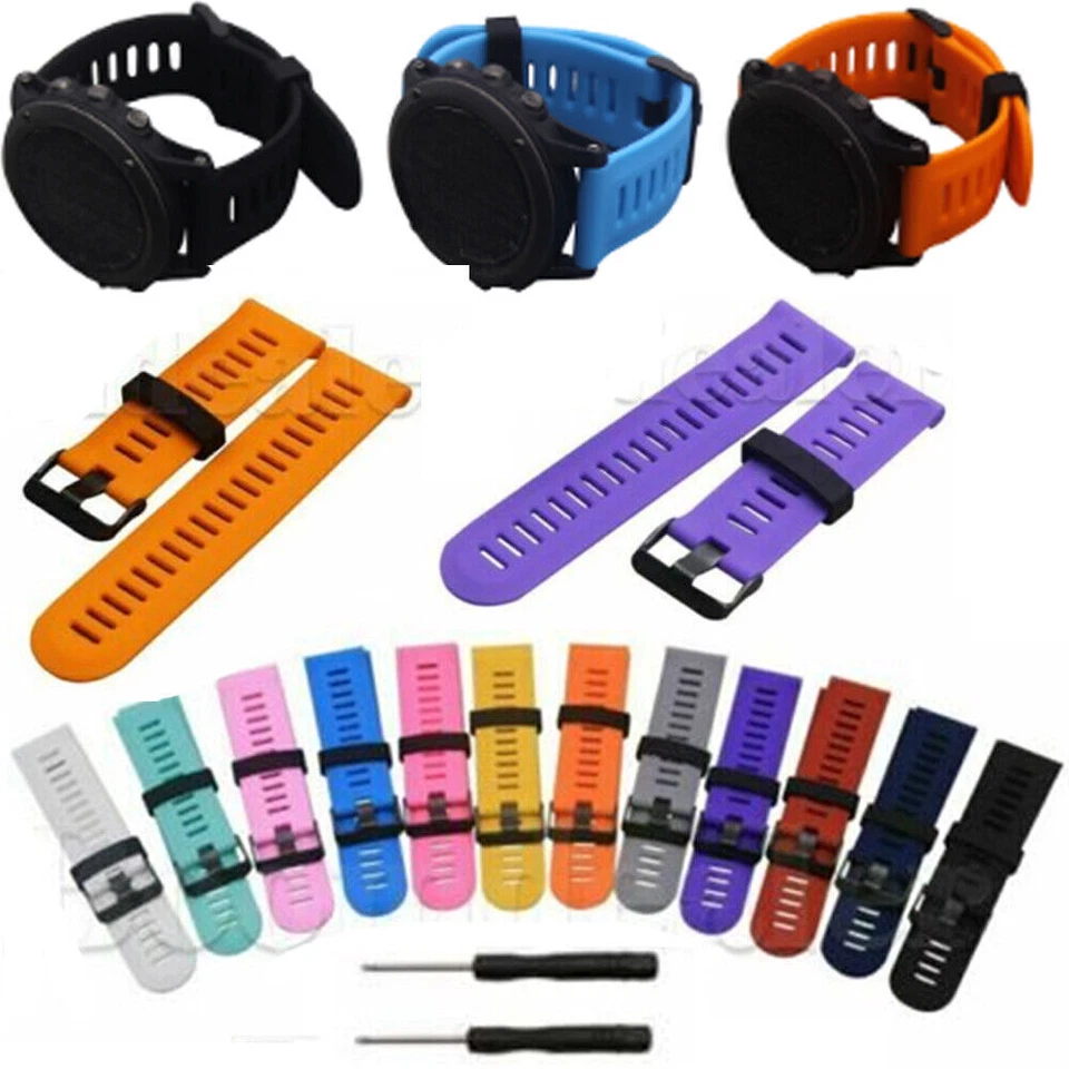 Per Garmin Fenix 3/3 HR Sapphire Cinturino da polso sostitutivo in silicone - Immagine 2 di 4