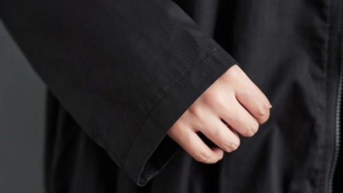 Ladies Black Edgy Urban Street Rock Chic Designer Lux Balloon Hem Jacket Coat 14 - Picture 15 of 16