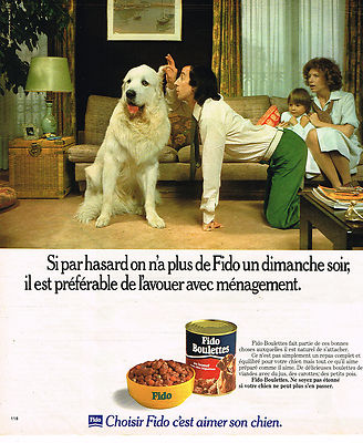 REKLAME WERBUNG 084 1977 FIDO Knödel Hundefutter