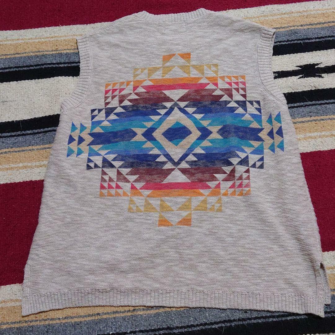 PENDLETON Auth Native Pattern Sweater Vest men Co… - image 8