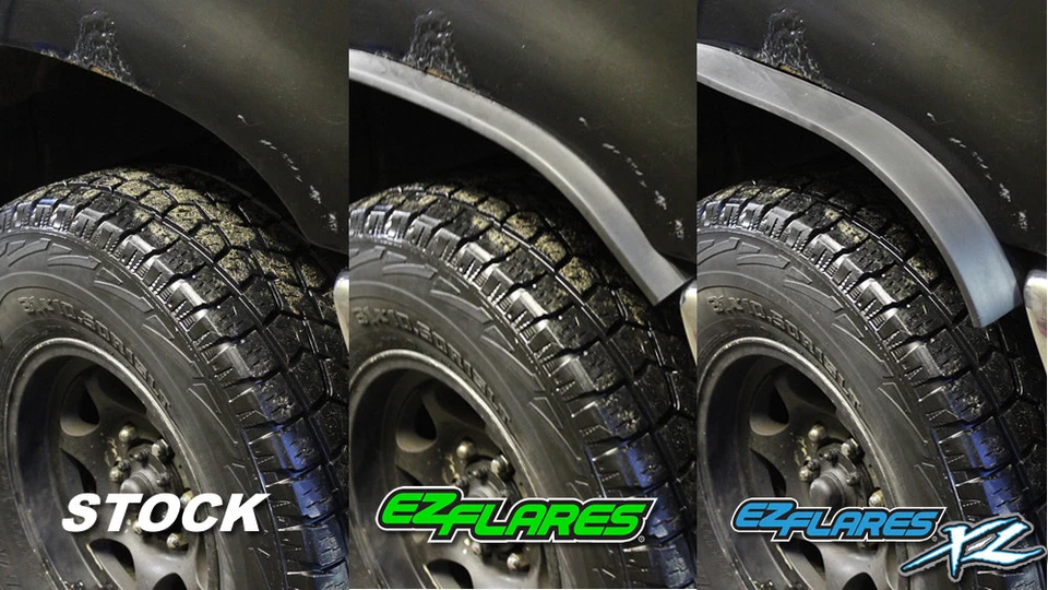 Protector de barro de guardabarros flexible original EZ Flares para Dodge Jeep GMC BUICK CADILLAC Foto 4 de 4