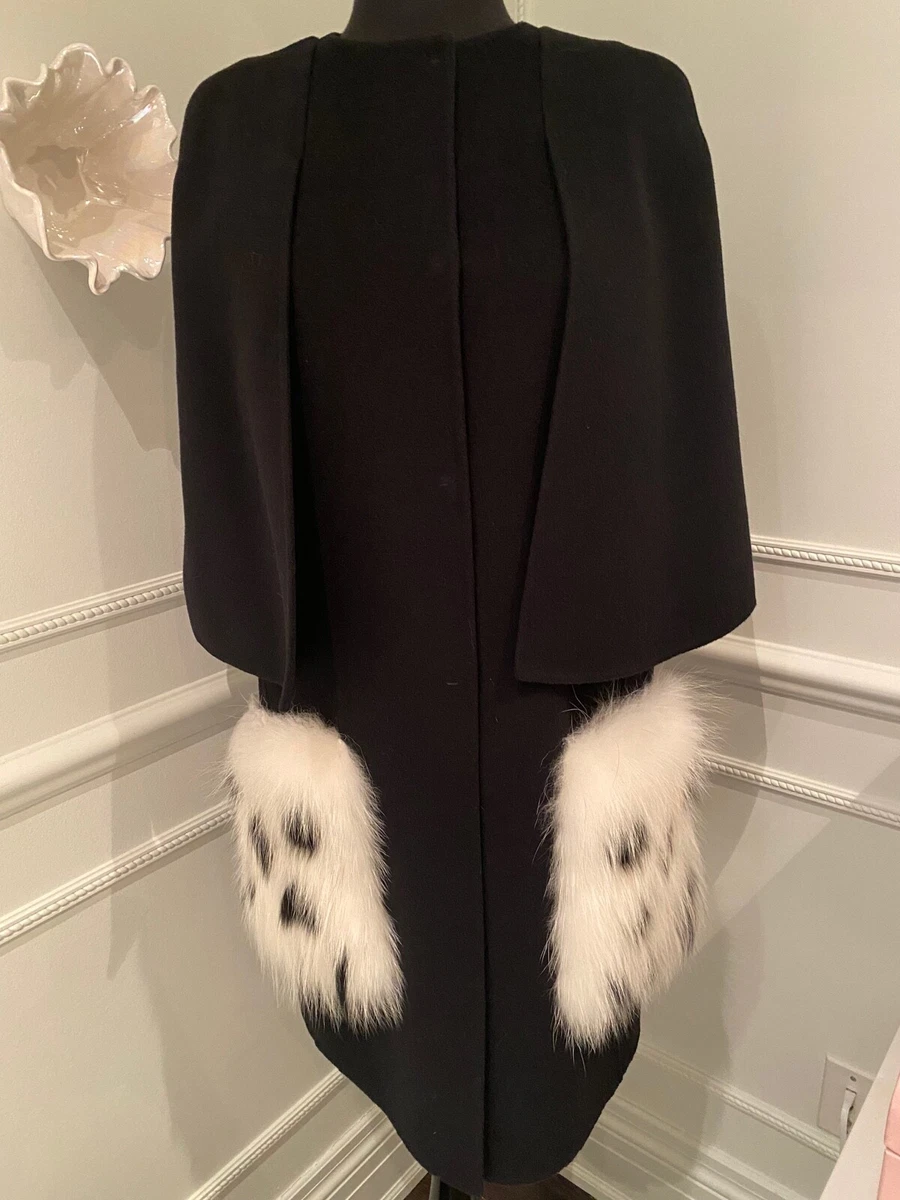 Fendi cape best sale coat