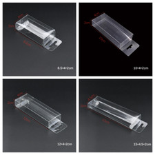 20pcs Fishing Lure Tackle Clear Plastic Package PET Box for Bait Crafts