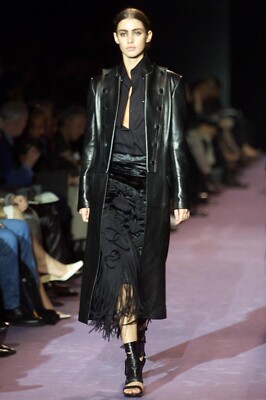 New Tom Ford for Yves Saint Laurent F/W 2001 Leather Military