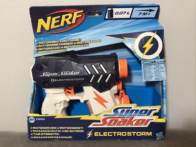 Nerf Super Soaker Electrostorm motorisierte Wasserpistole 2011 Hasbo-SELTEN (NEU)