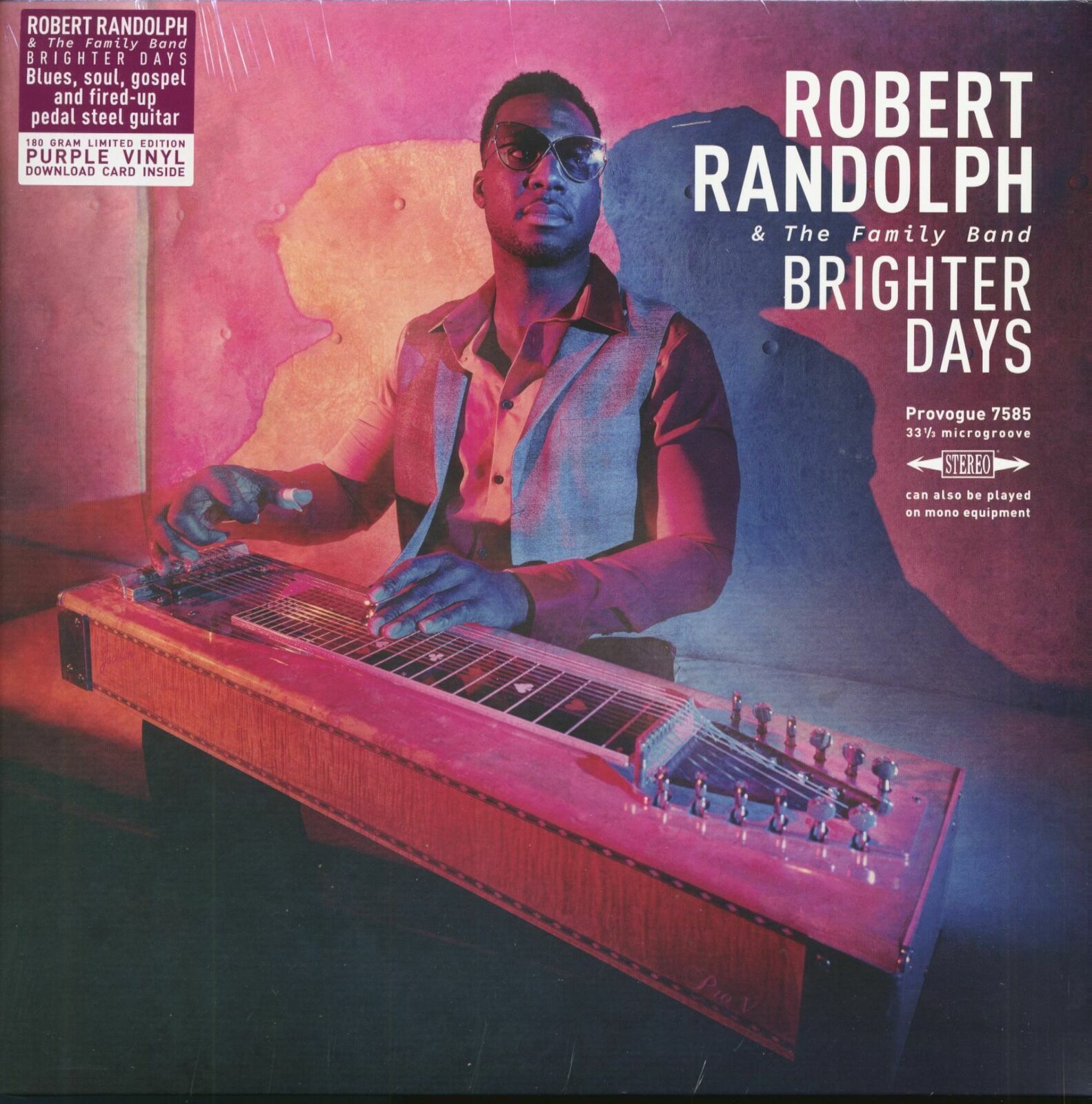 Randolph Robert & The Family Band Brighter Days (Vinyl Purple) Vinyl LP Colored