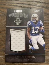 2017 Panini Majestic #UW-12 T.Y. Hilton Unsung Warriors Materials #/125
