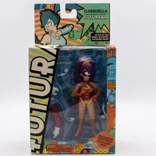 Futurama Clobberella 2009 Toynami figure Santa Robot build-a-bot part Open Box