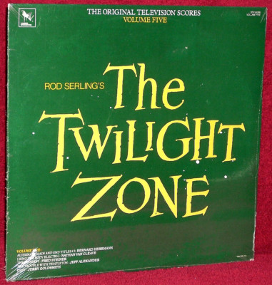 TV OST LP SEALED ROD SERLING'S THE TWILIGHT ZONE VOL 5 V/A 1985 VARESE SARBANDE